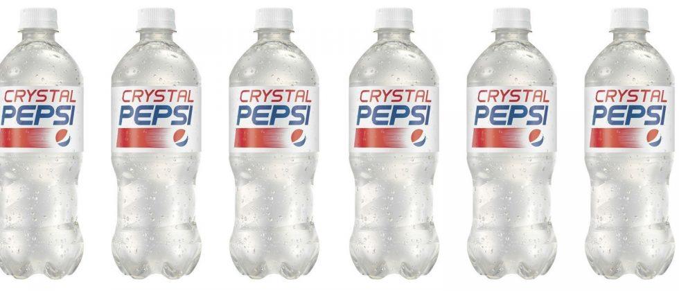 Crystal Pepsi is back for your 90s retro pleasure