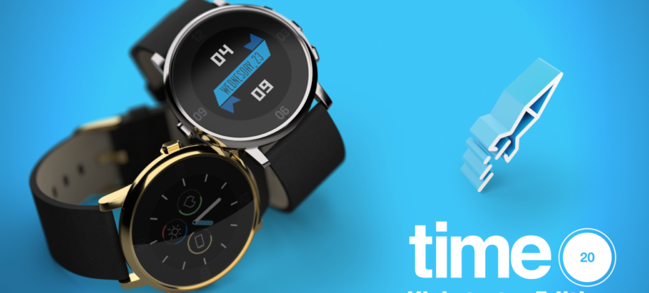 pebble time round gold