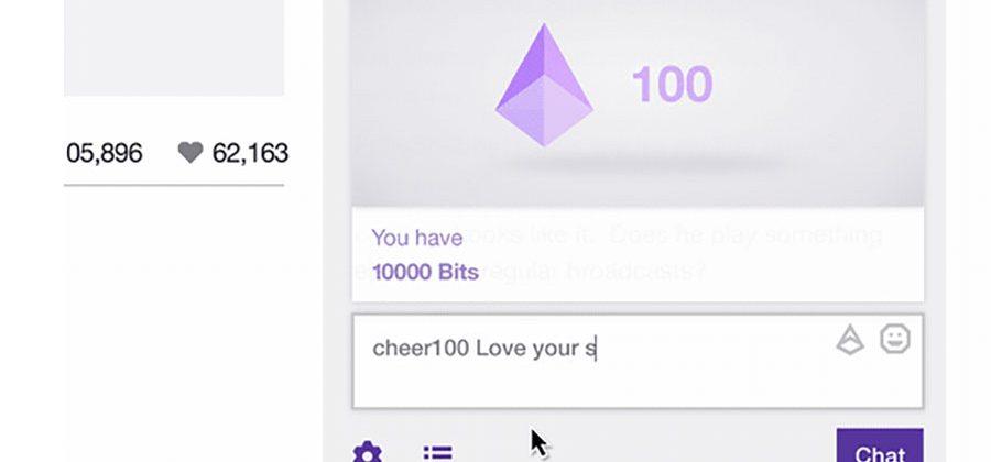 Twitch Cheering will sell you Bits you can use for your favorite streams