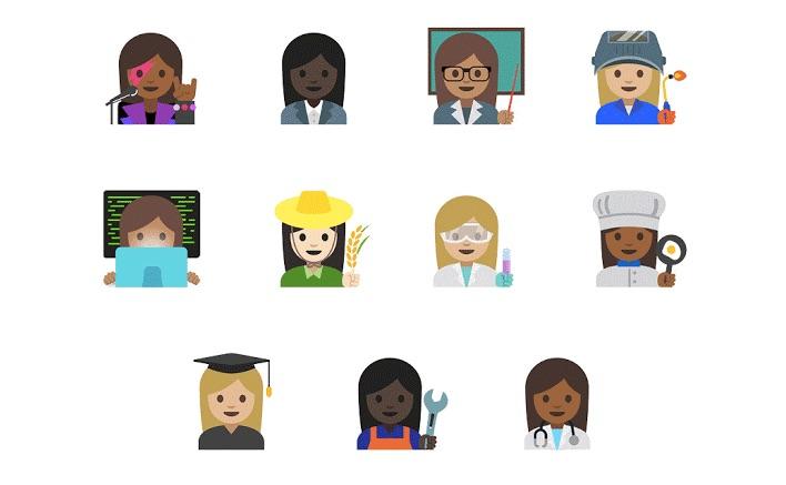 Google's diverse working women emoji approved by Unicode
