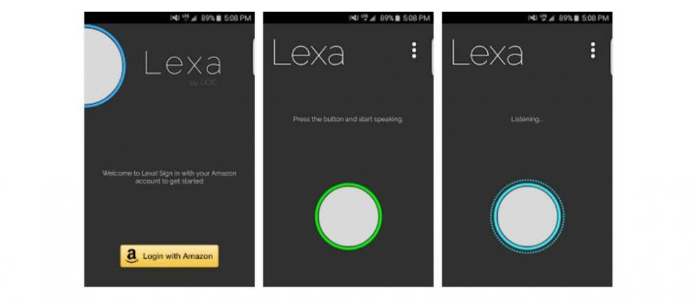 Lexa app puts Amazon’s Alexa on your Android device