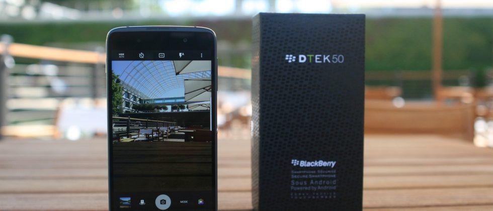BlackBerry DTEK50 Android phone aims for greatness through security