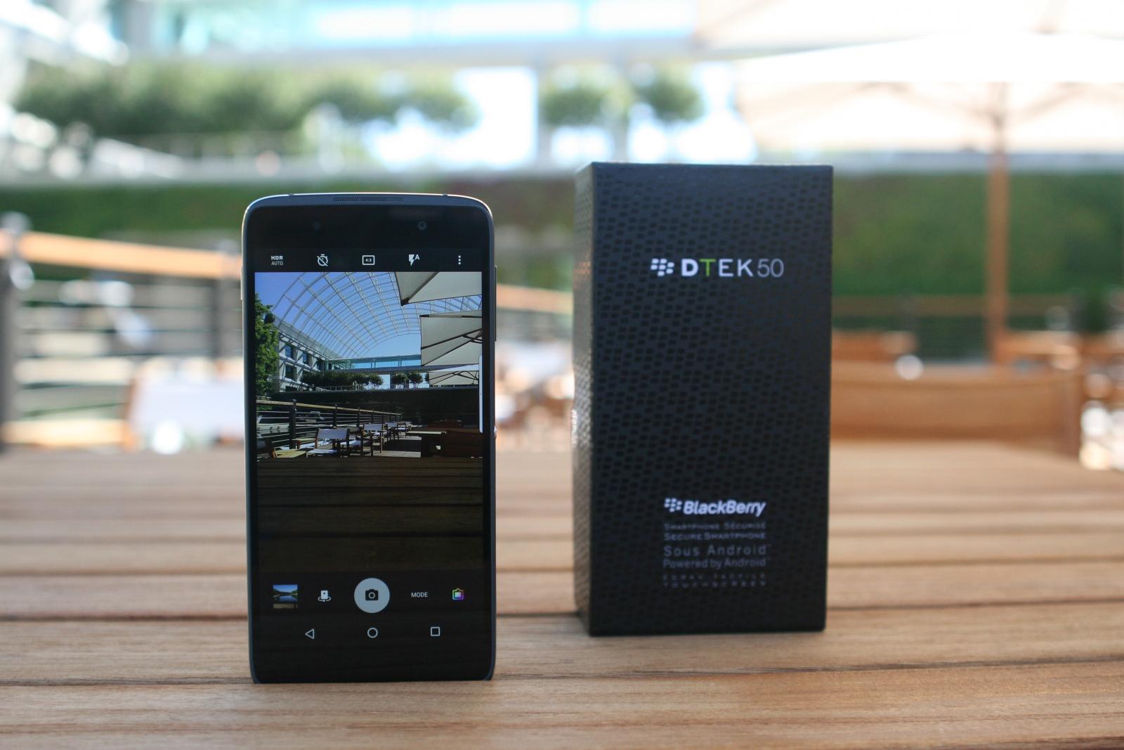 BlackBerry DTEK50 Android phone aims for greatness through