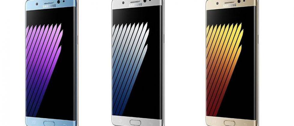 Galaxy Note 7 images leak along with iris scanner demo video
