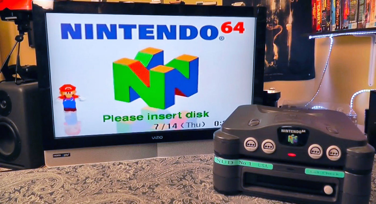 Nintendo collector finds ultra-rare US version N64 Disk Drive - SlashGear