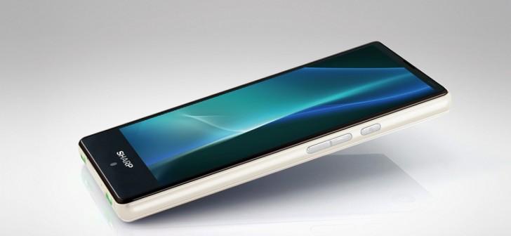 Sharp made another Japan-only phone with razor-thin bezels