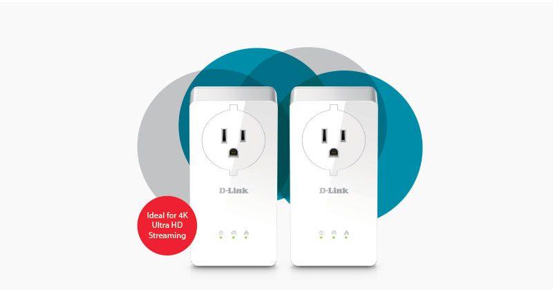 PowerLine AV2 2000 Gigabit Passthrough starter kit adds an outlet