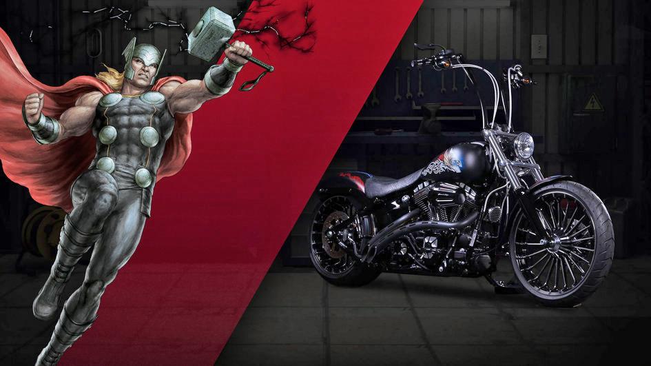 Check out these Marvel & Harley-Davidson official collaboration motorcycles
