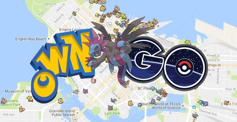 map for pokemon go fork