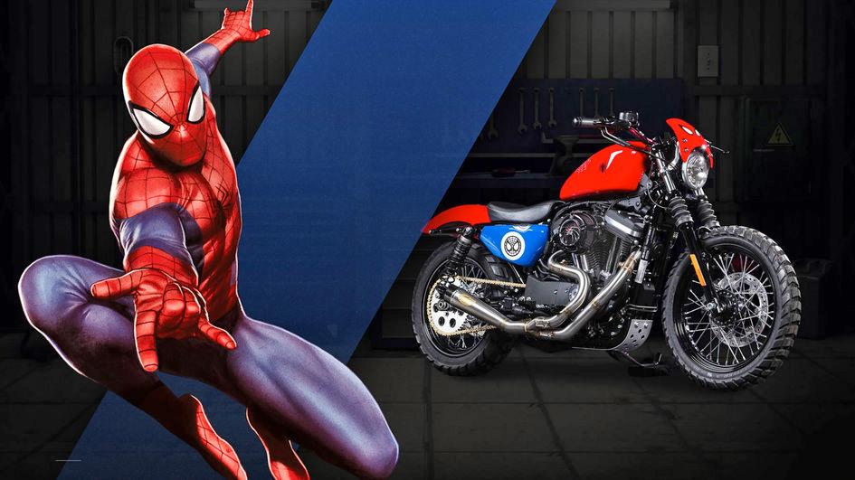 Check out these Marvel & Harley-Davidson official collaboration motorcycles