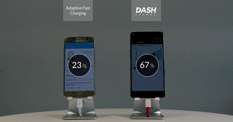 OnePlus 3 DASH Charge claimed faster than Samsung Galaxy S7