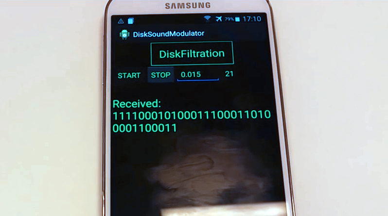 Hackers can steal data via the sounds of a hard drive