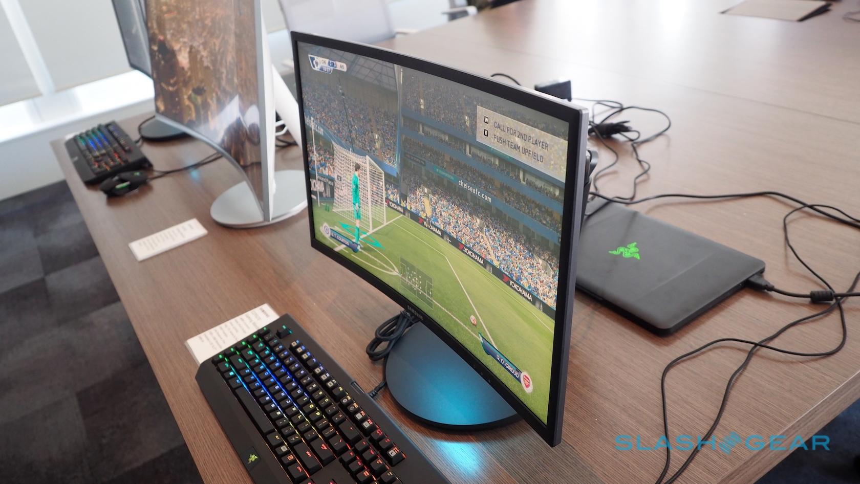 First Impressions With Samsung S Newest Curved Gaming Displays Slashgear First Impressions With Samsung S Newest Curved Gaming Displays Slashgear
