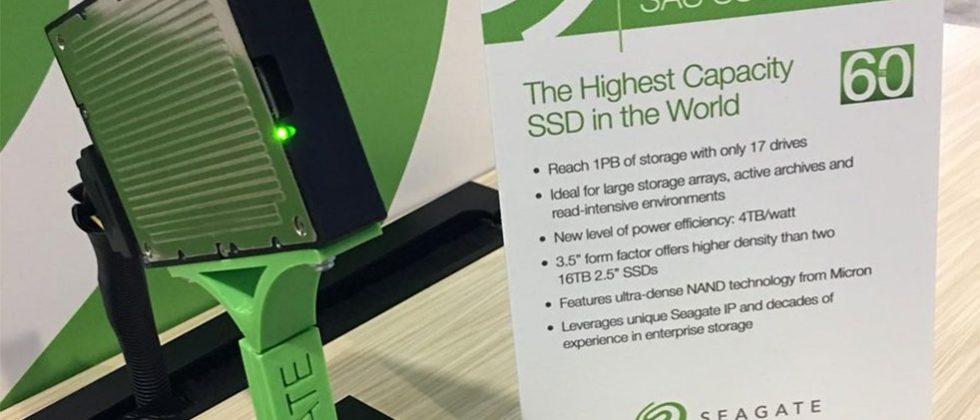 Seagate 60TB SAS SSD packs lots of fast storage in a 3.5-inch form