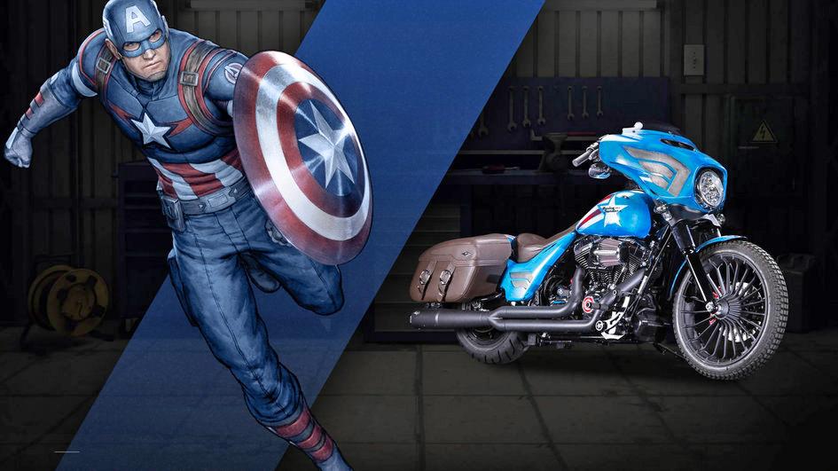Check out these Marvel & Harley-Davidson official collaboration motorcycles
