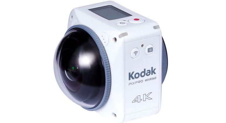 Kodak Pixpro 4KVR360 VR camera records 360-degree action in 4K