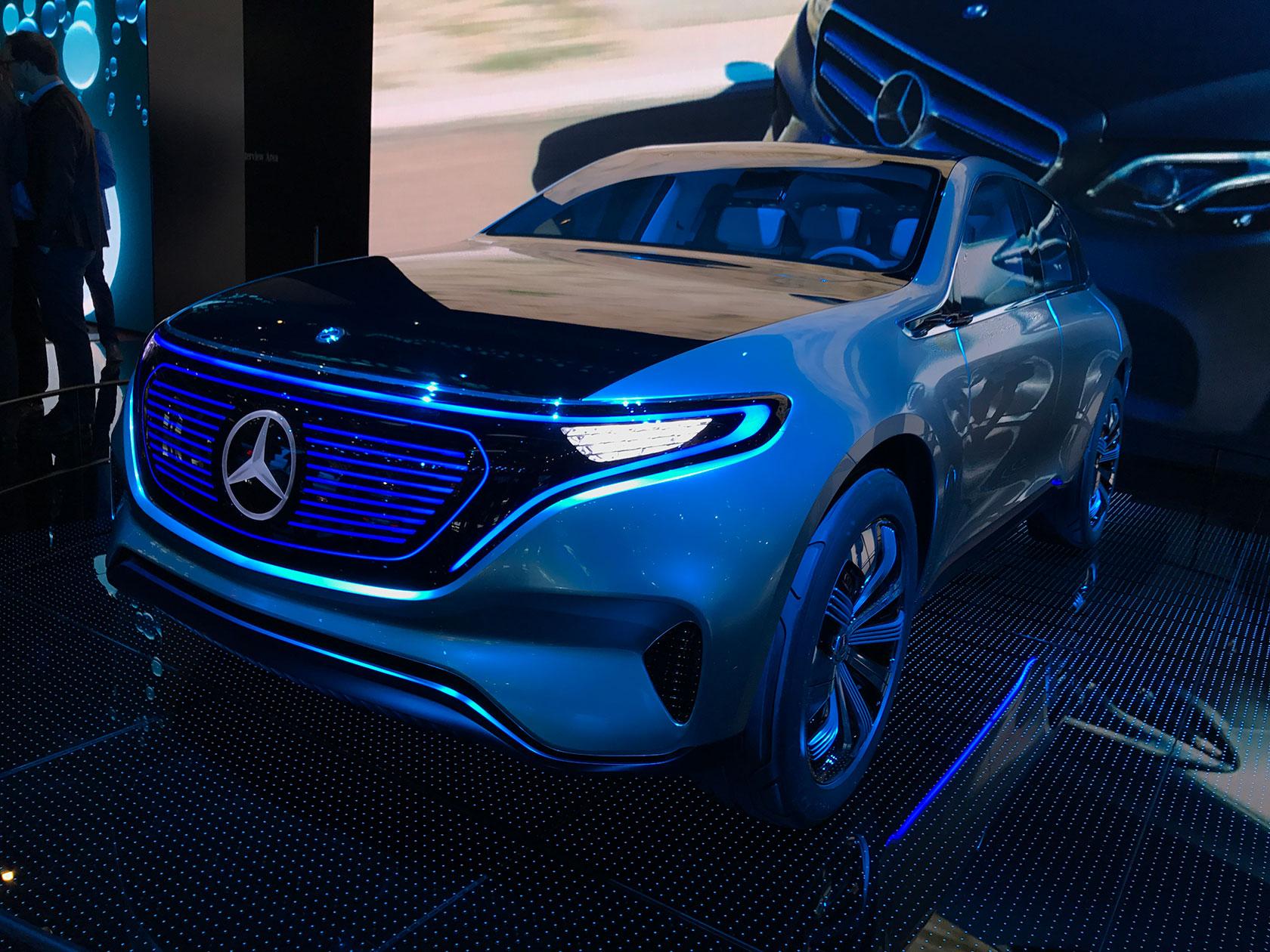 Mercedes Benz электромобиль 2020