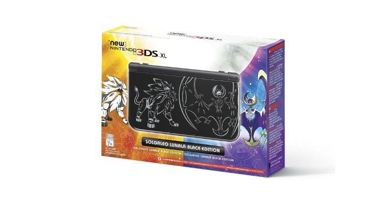 new nintendo 3ds xl pokemon sun and moon solgaleo and lunala