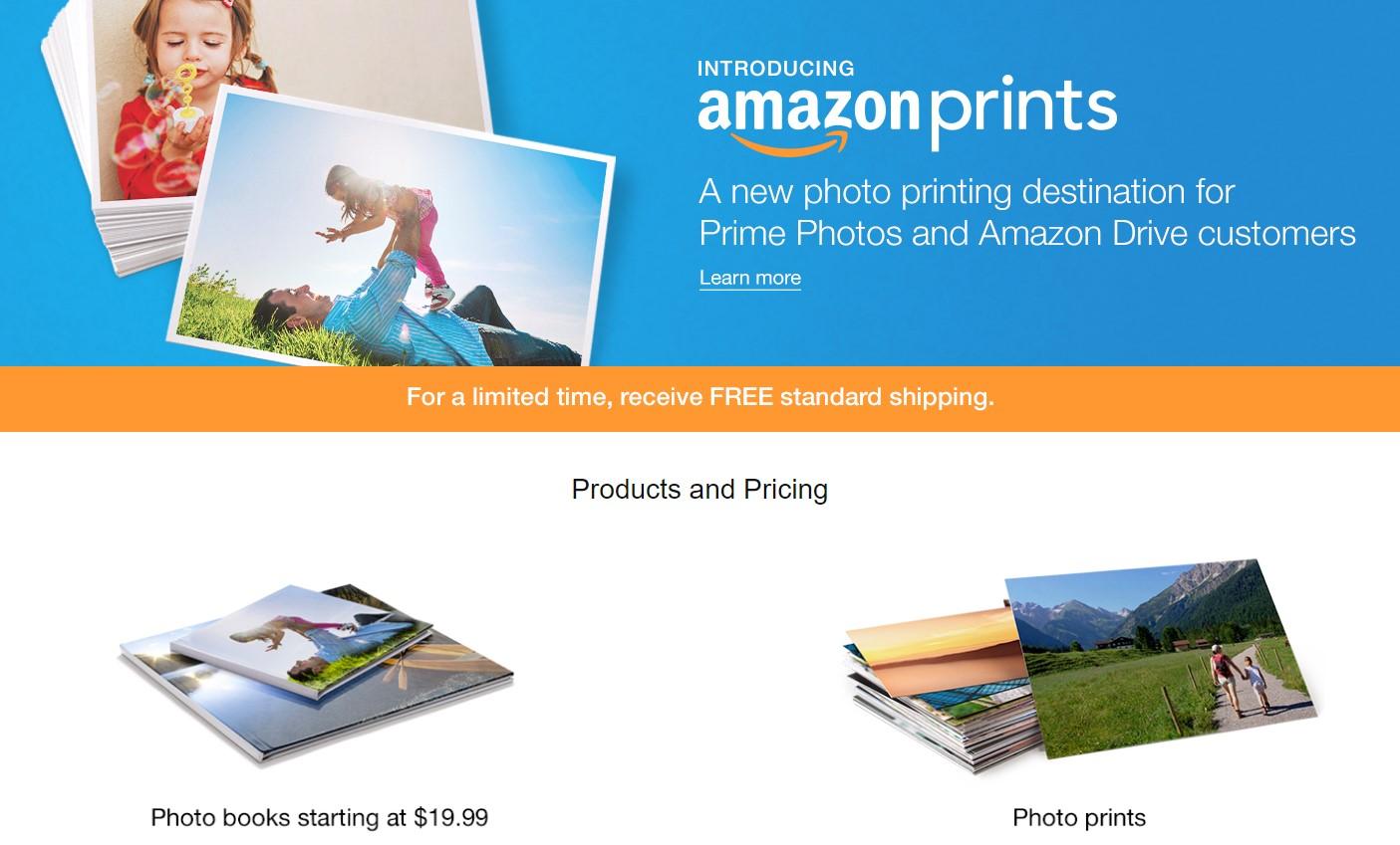 Amazon rolls out photo printing service for Prime and Drive customers