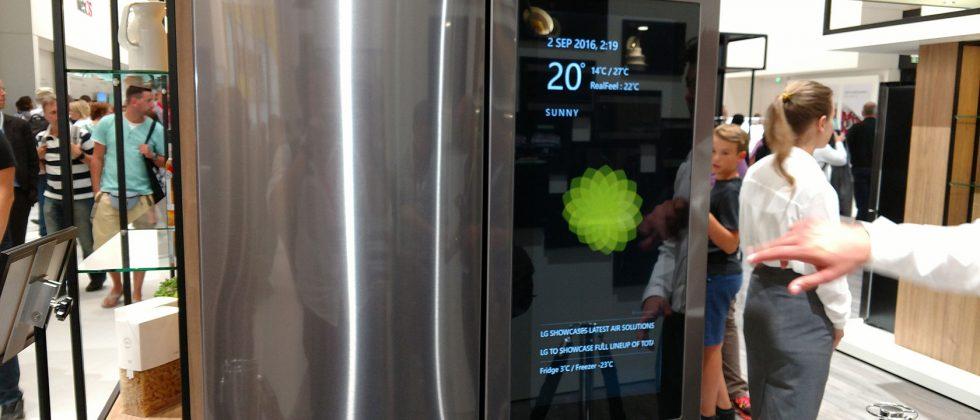 LG Smart Instaview Door-in-Door Fridge up close and personal