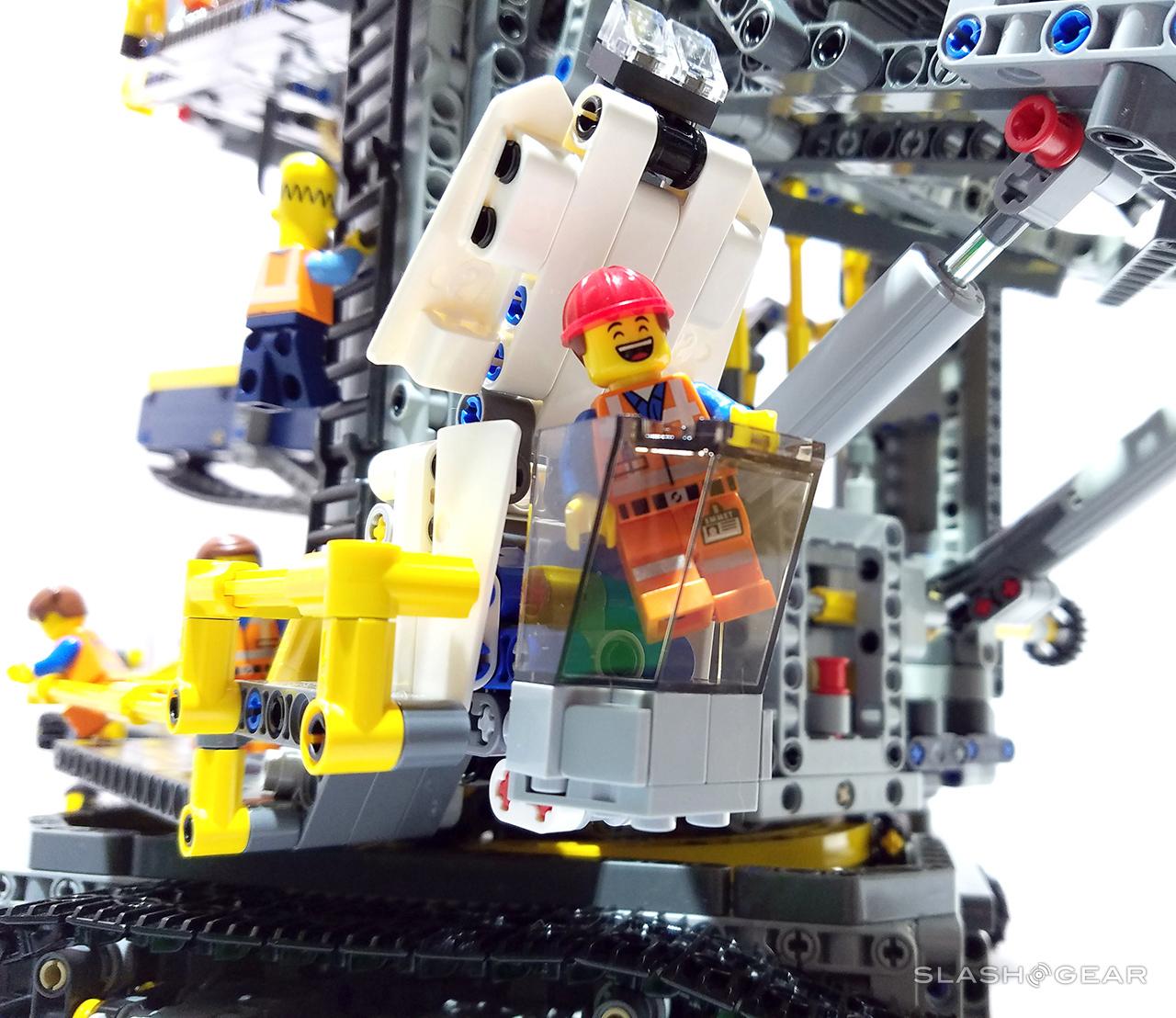 lego bucket wheel excavator problems