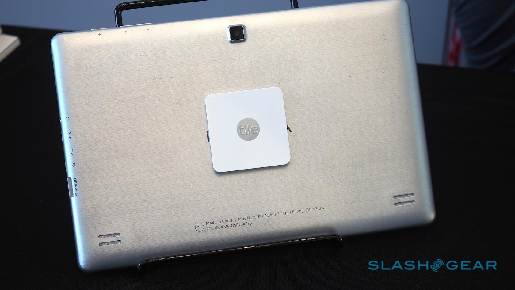Tile Slim Tracker Hands On More Than Thin Enough Slashgear The User Connects Their Smartphone To Tile With Bluetooth Has Its Own Internal Battery So It Ll Stay On For Extended Periods Of Time Without