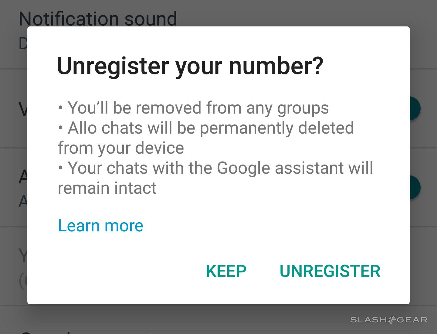 unregister
