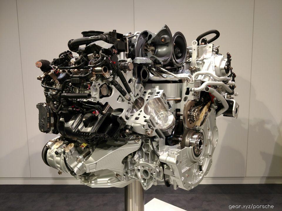Panamera twin-turbo “in the V” engine