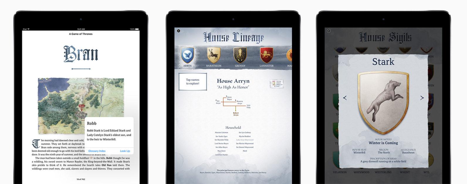 'Game of Thrones' novels get iBooks-exclusive enhanced editions