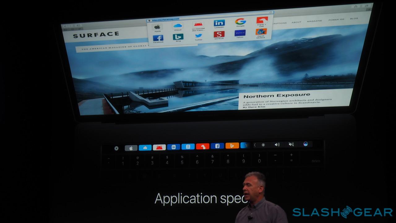 Apple Touch Bar detailed