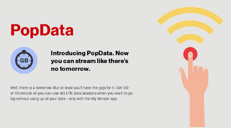 Verizon will now sell you unlimited data in 30-minute blocks