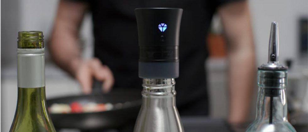 Cork turns old wine bottles into a Bluetooth speaker