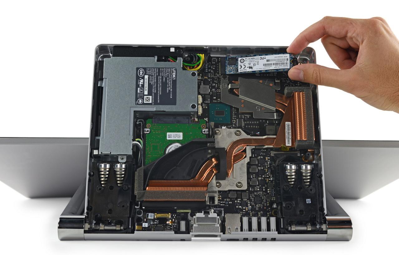 Карта с компьютером в teardown