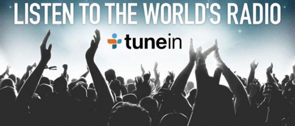 TuneIn Radio adds offline listening support for podcasts