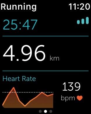 runkeeper heart rate apple watch