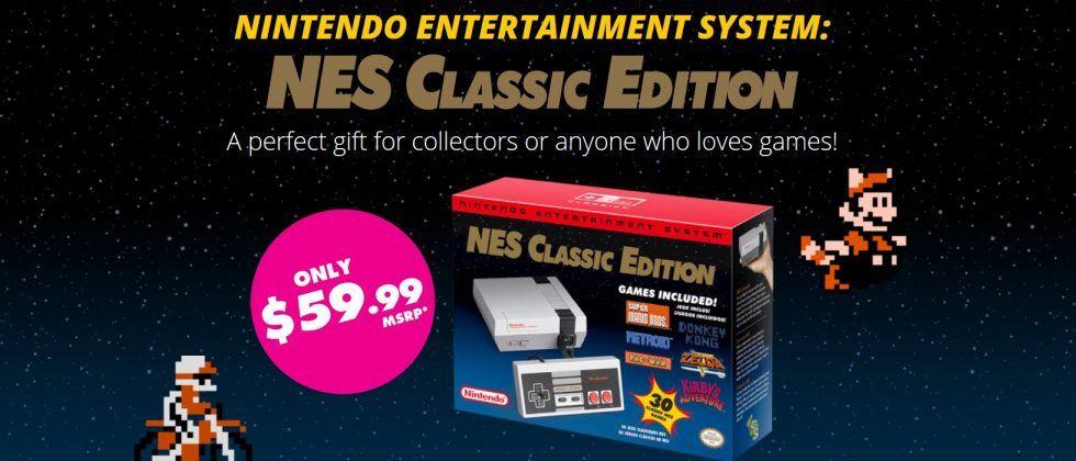 NES Classic Edition in stock at ThinkGeek, but only for lottery winners