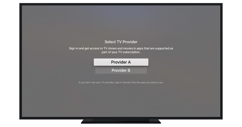 Apple Single Sign-On for iOS, Apple TV goes live