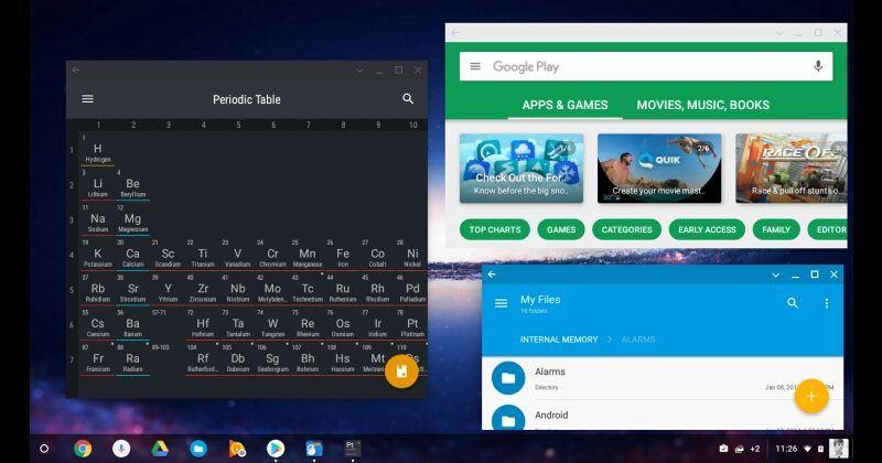 Android Nougat for Chrome OS to bring resizable apps