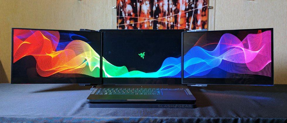 Razer Project Valerie hands-on at CES 2017: 3-screen laptop gaming is here