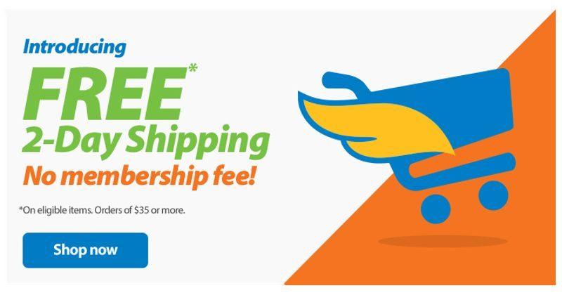 Walmart’s new two-day shipping is free and subscription-free