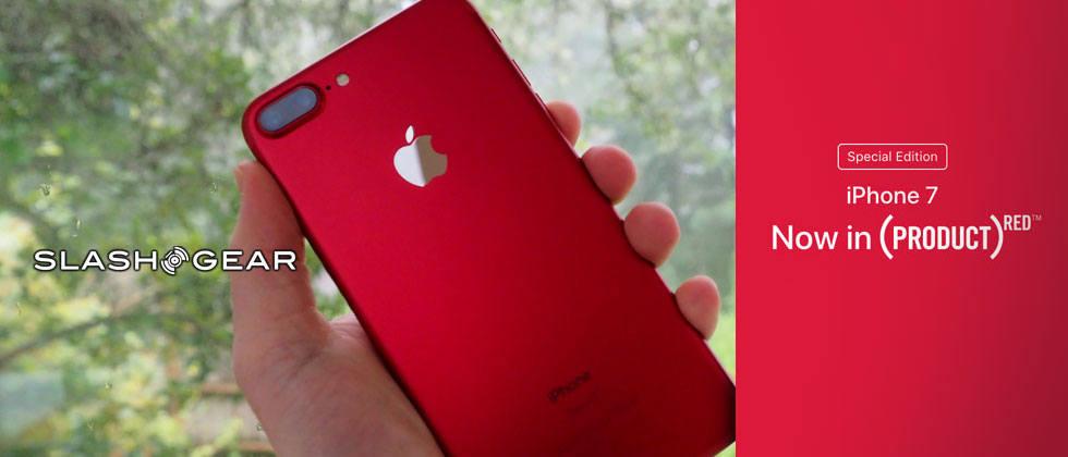 Product Red Iphone 7 Up Close And Available Slashgear