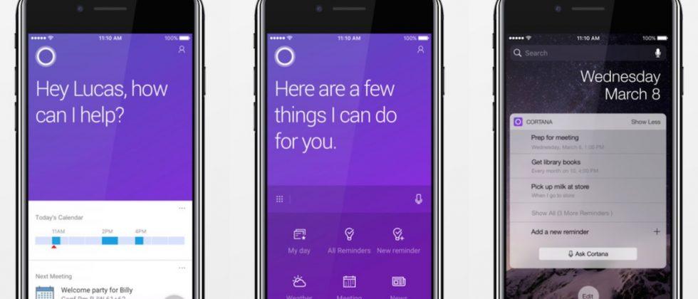 Microsoft’s Cortana challenges Siri with revamped iPhone app