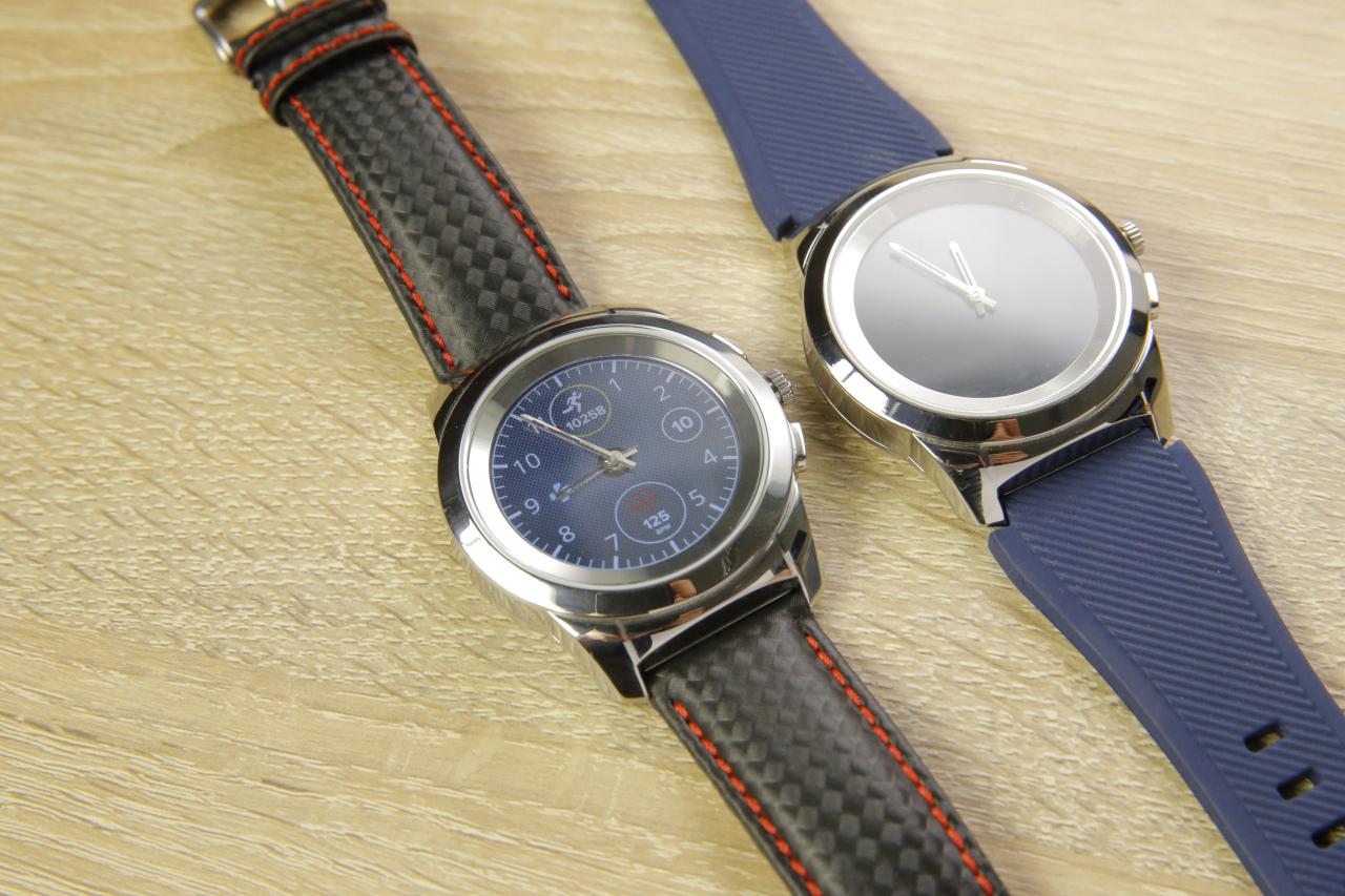 smartwatch with mechanical hands