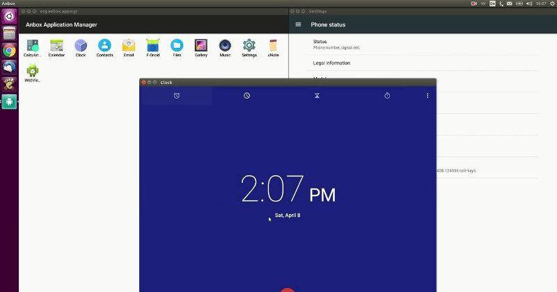 Anbox runs Android apps on Linux just like native apps