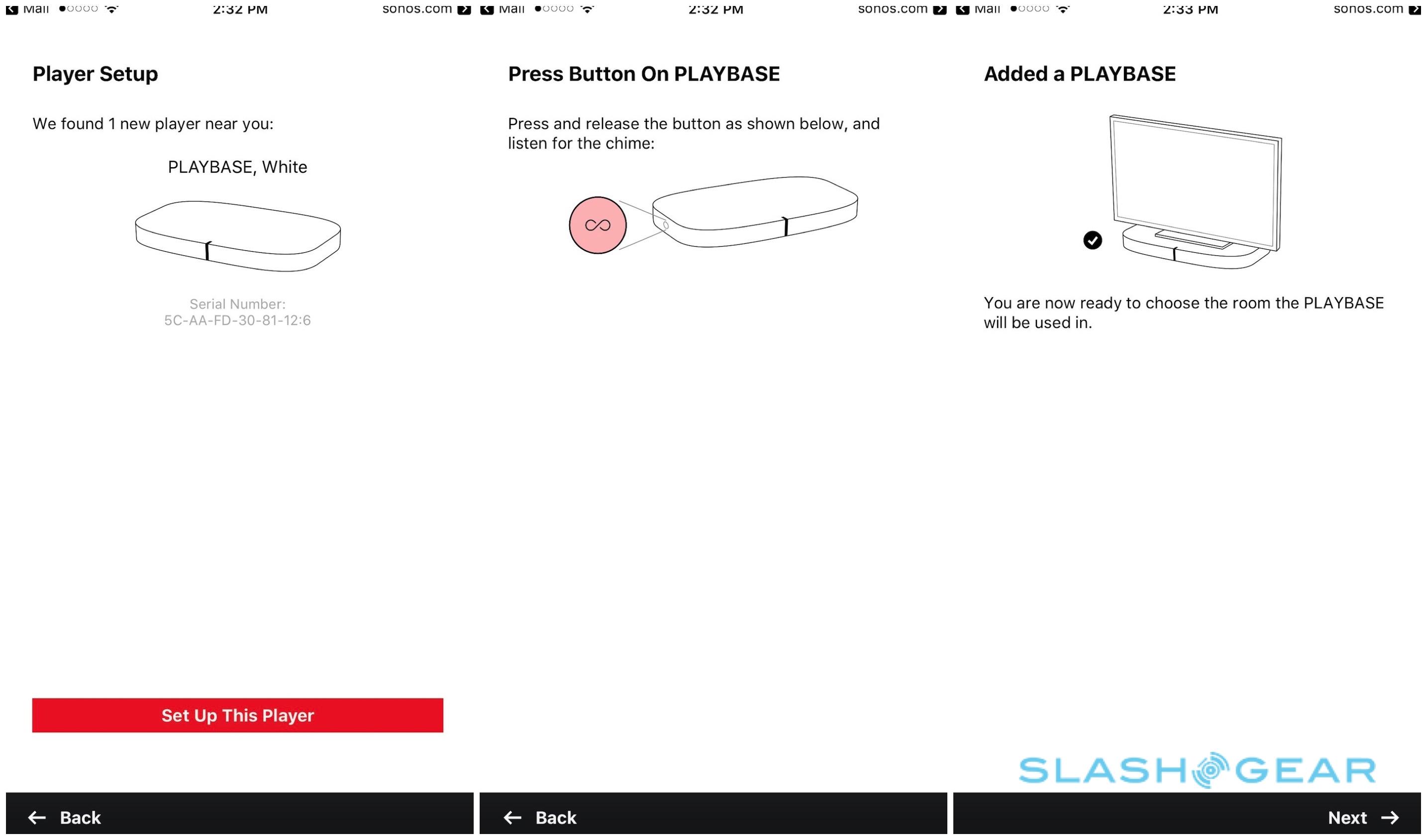 sonos playbase connections