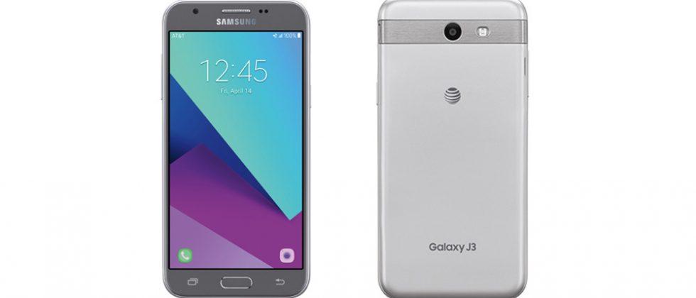 Samsung Galaxy J3 17 Budget Phone Arrives At At T Slashgear