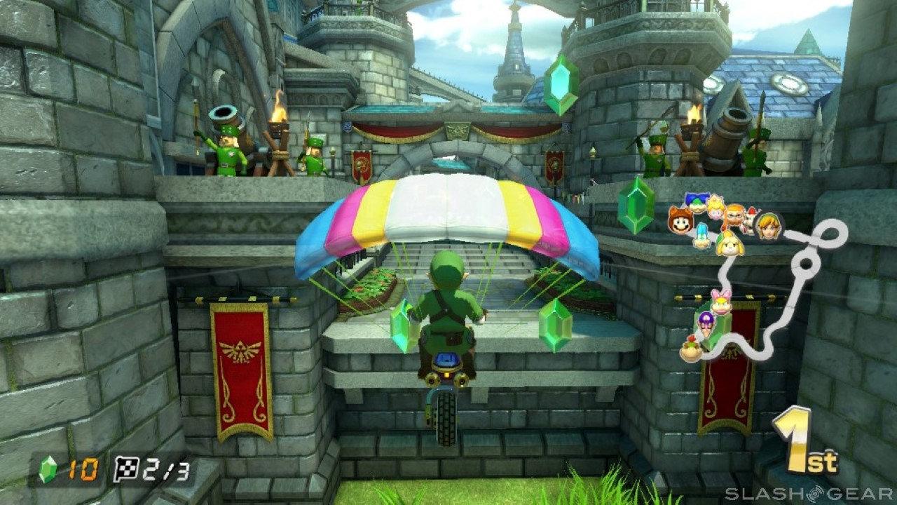 Mario kart 8 gameplay