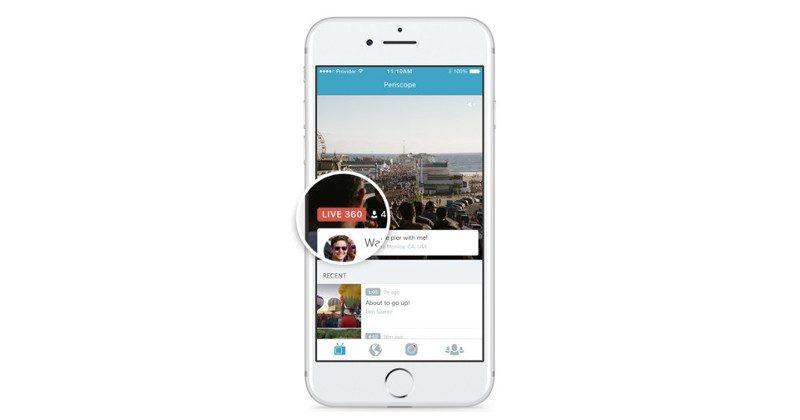 Periscope 360-degree live streaming now available on Android