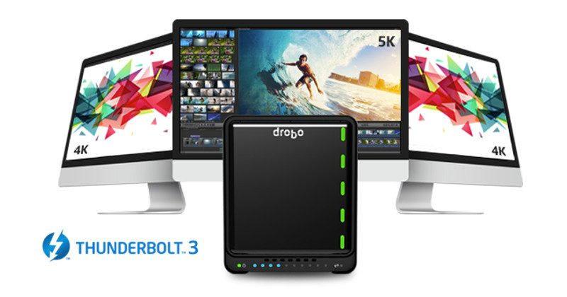 Drobo 5D3 storage touts Thunderbolt 3 for performance boost