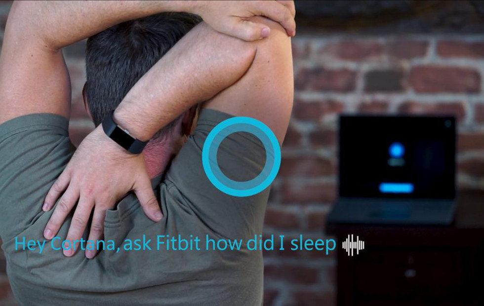 You can now tell Cortana to ask Fitbit about your weight
